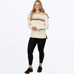 FXR - Women's Side Star Crewneck Pullover Sweater - Cream/Copper - 232254-0119