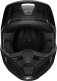 FOX RACING YTH V1 CZAR HELMET - MATTE BLK - 21830-255