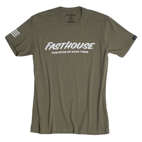 FASTHOUSE - Logo Tee - Military Green - 1137-9008