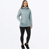 Women's Ridge Softshell Hoodie - Steel/Black - 232200-0310