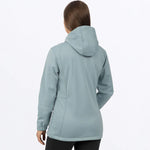 Women's Ridge Softshell Hoodie - Steel/Black - 232200-0310