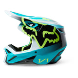 Fox Racing V1 Leed Helmet - TEAL - 29657-176-S