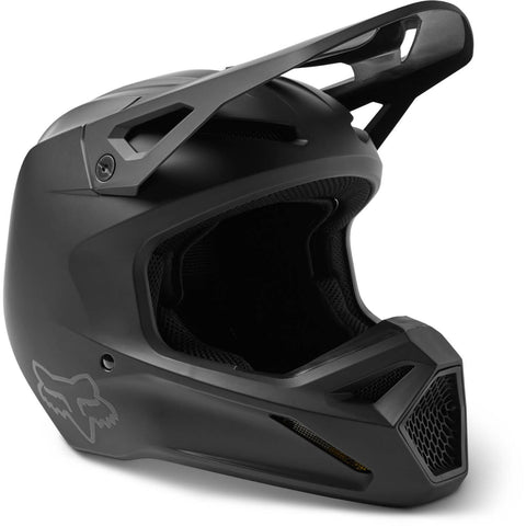 Fox Racing V1 Solid Helmet - MT BLK - 29669-255-L